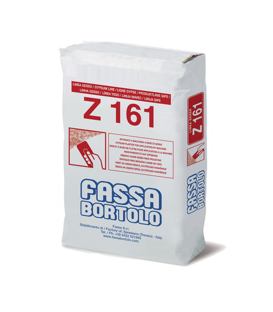 Z 161 - Reboco à base de gesso e perlite para interior - Fassa Bortolo