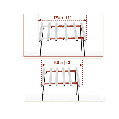 Tavolo da lavoro modulare BM180 PLUS MK3 allungabile con gambe snodabili 