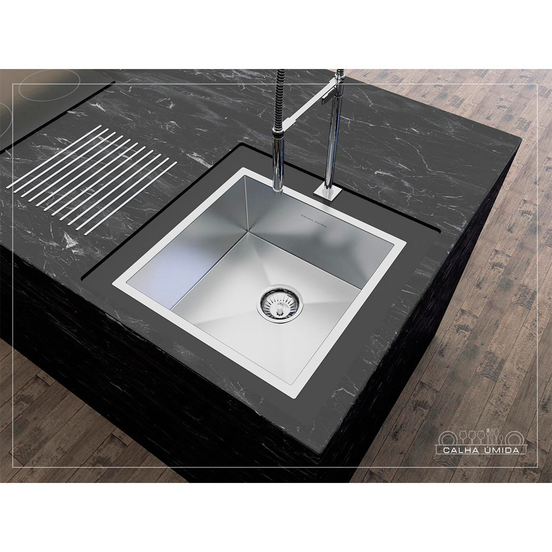 Lavabo da appoggio Quadratta Grondaia 400x400