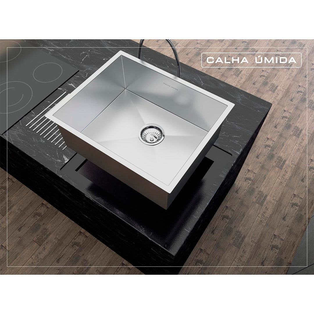 Lavabo da appoggio Quadratta Grondaia 500x400