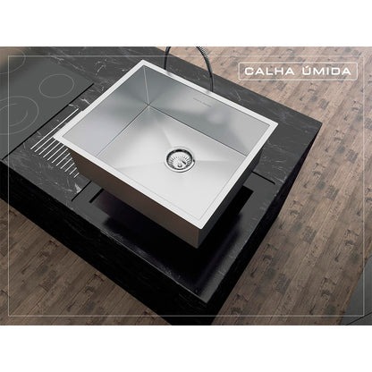 Lavabo da appoggio Quadratta Grondaia 500x400