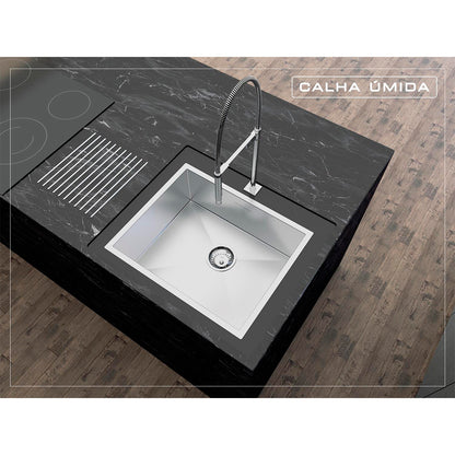 Lavabo da appoggio Quadratta Grondaia 500x400