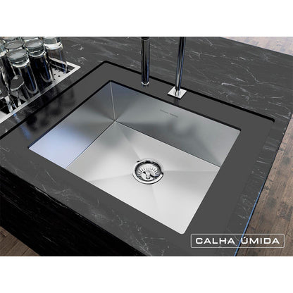 Lavabo da appoggio Quadratta Grondaia 600x400