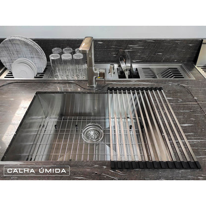 Multipurpose Stainless Steel Draining Mat CA 450 Wet Trough - STEEL 304