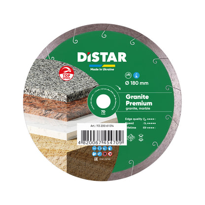 DISCO DIAMANTATO 1A1R da Ø 180 mm a Ø 350 mm GRANITO PREMIUM