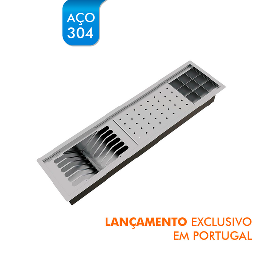 Kit Scolapiatti Cucina Sovrapposta Bagnato 3m 735