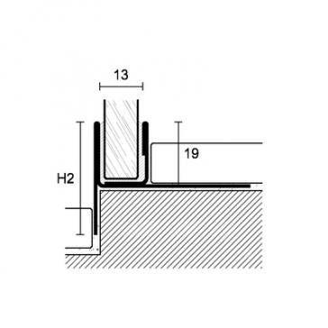 Glass Profiles GPS1/ - Perfis em aço inox AISI 304