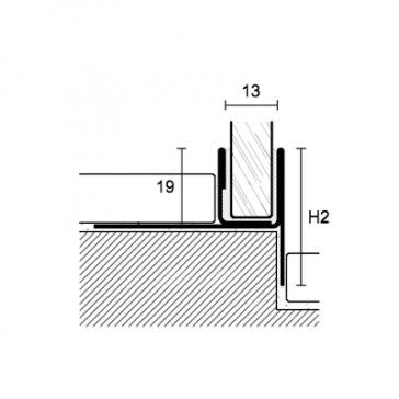 Glass Profiles GPS1/ - Perfis em aço inox AISI 304