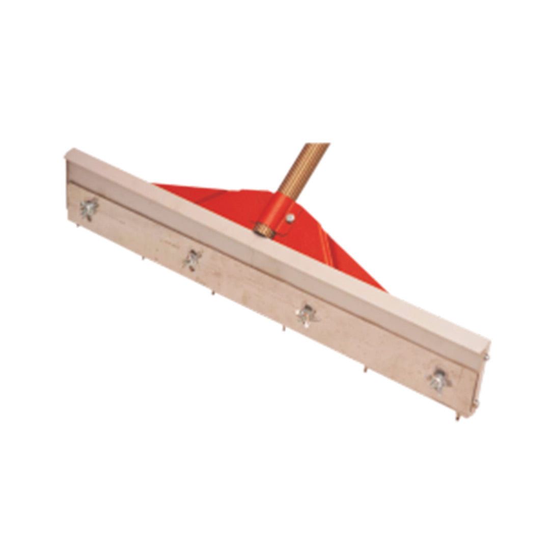 Steel squeegee for self-leveling machines with 6 steel pins ø 4 mm