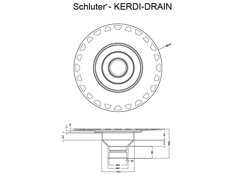 Conjuntos Schlüter®-KERDI-LINE-DRAIN