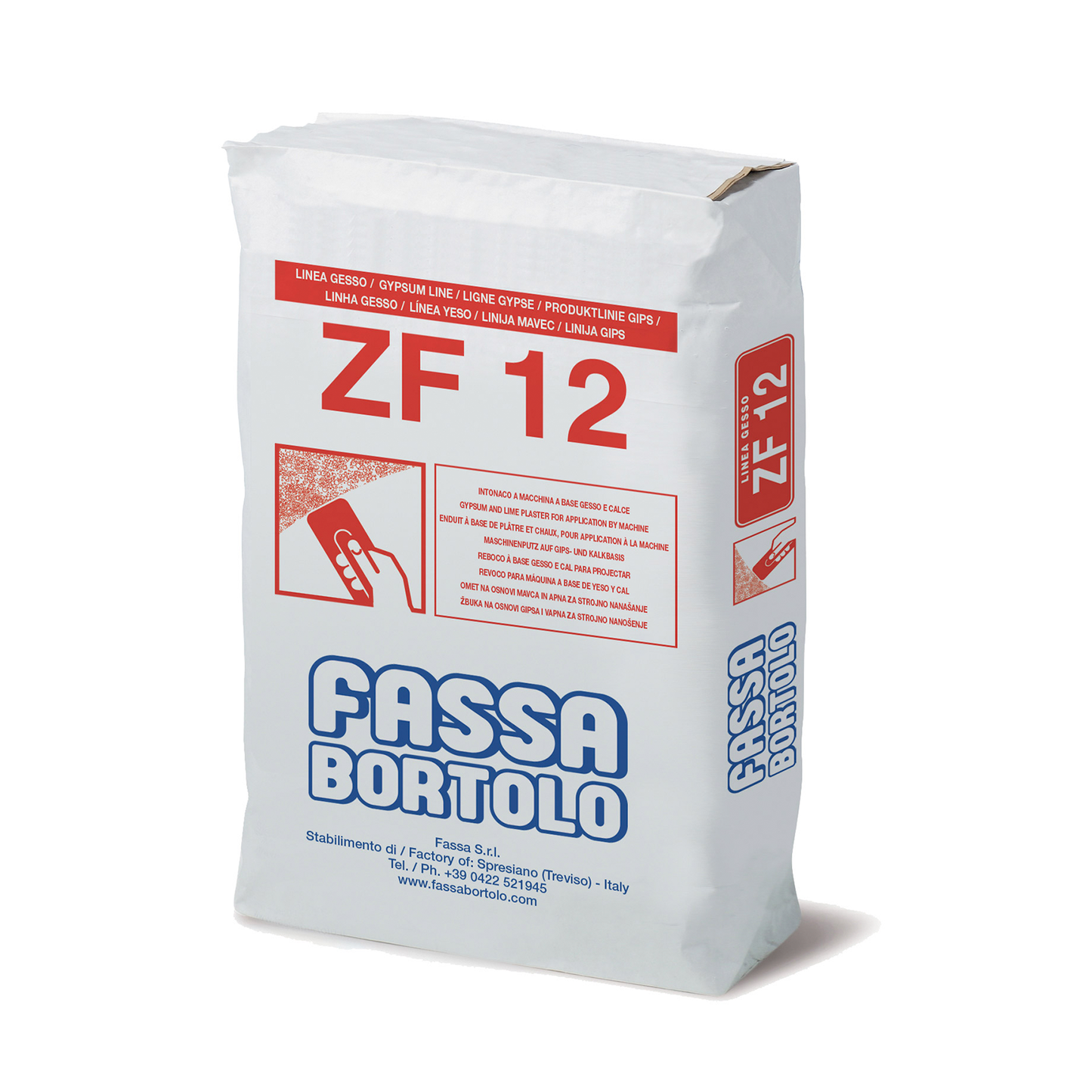 ZF-12 Gypsum and lime based plaster for interiors - Fassa Bortolo 